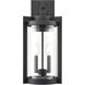 Ellway 2 Light 19.75 inch Textured Black Outdoor Wall Sconce